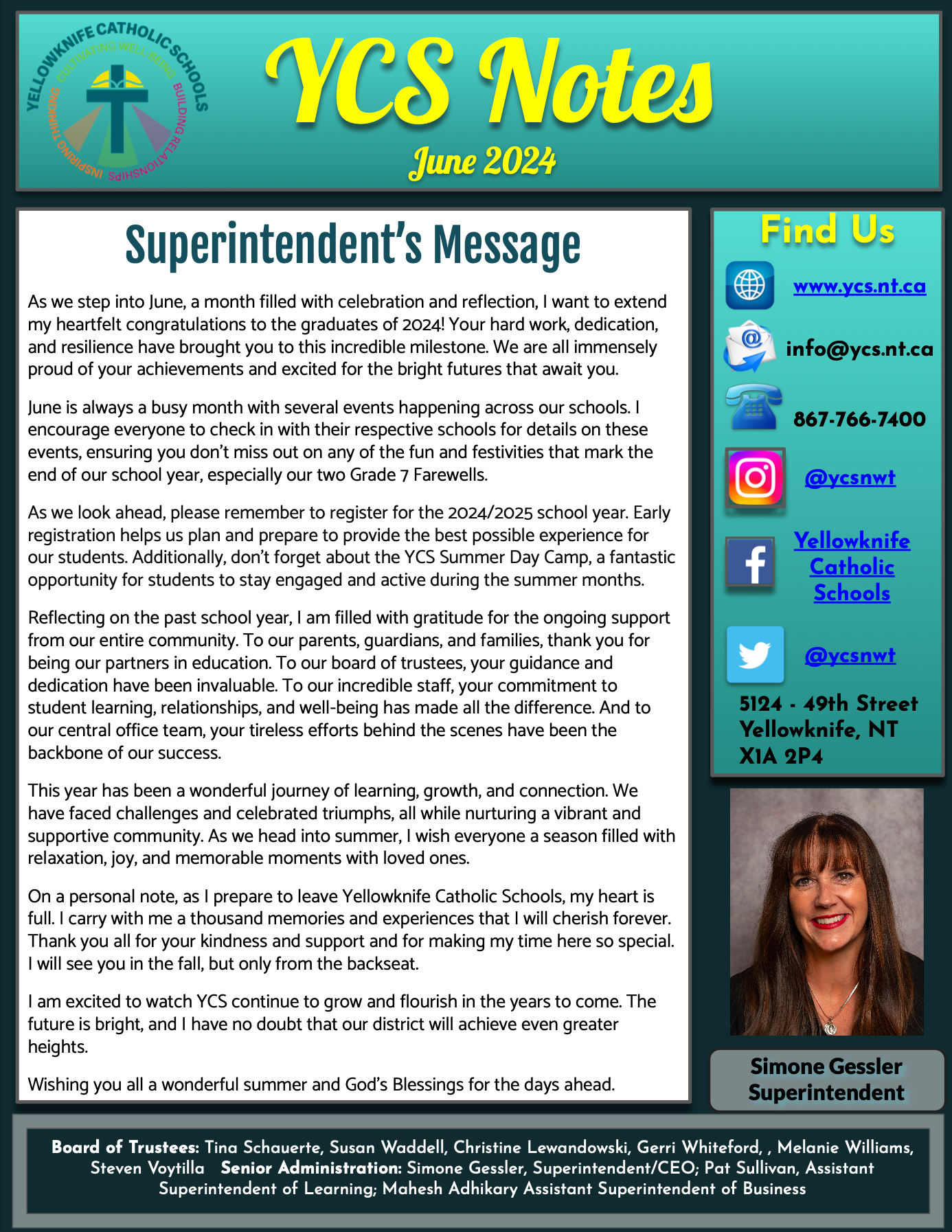 YCS Notes - June 2024